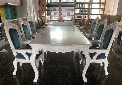 Bộ bàn ghế ăn tân cổ điển